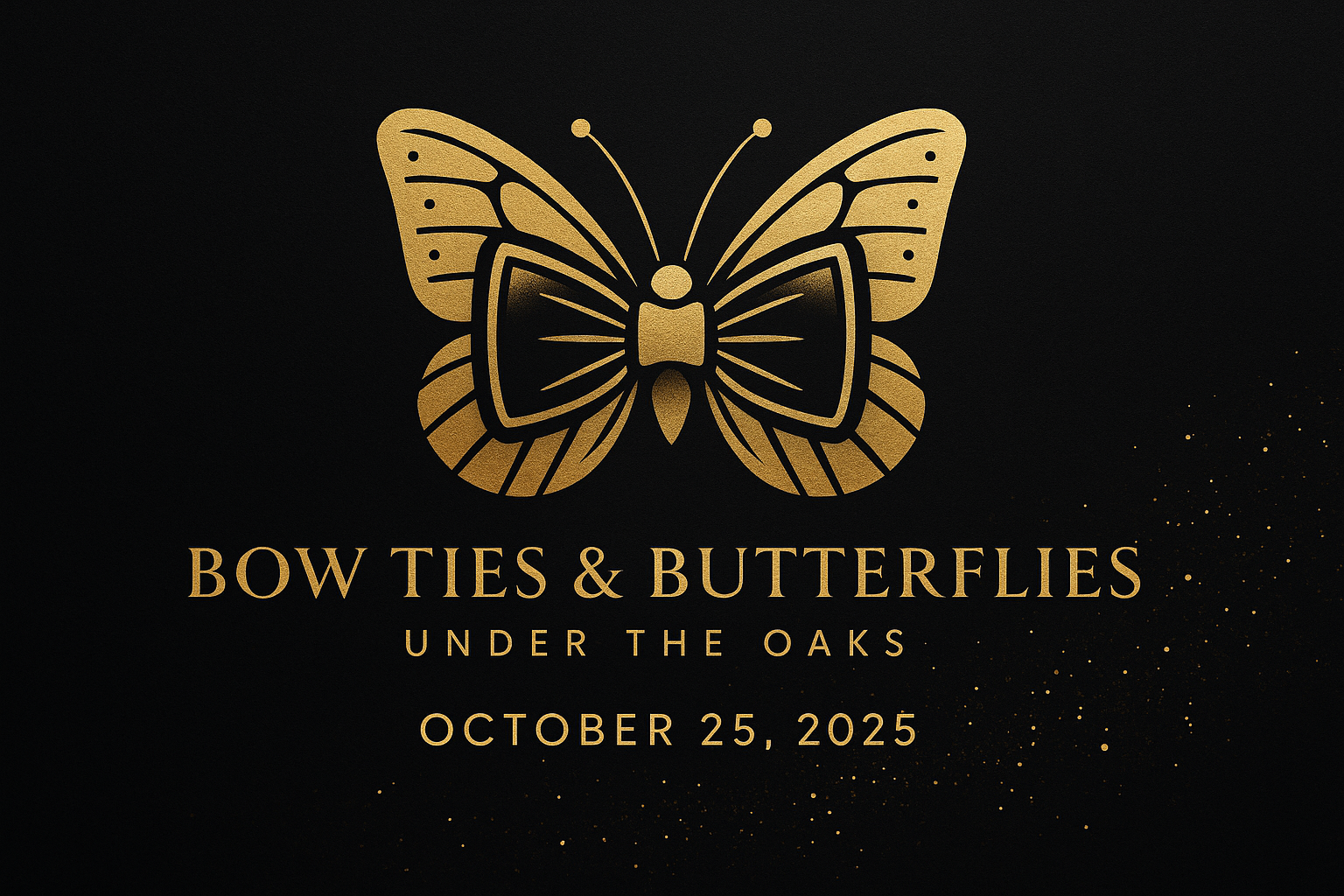 Bow Ties & Butterflies event graphic