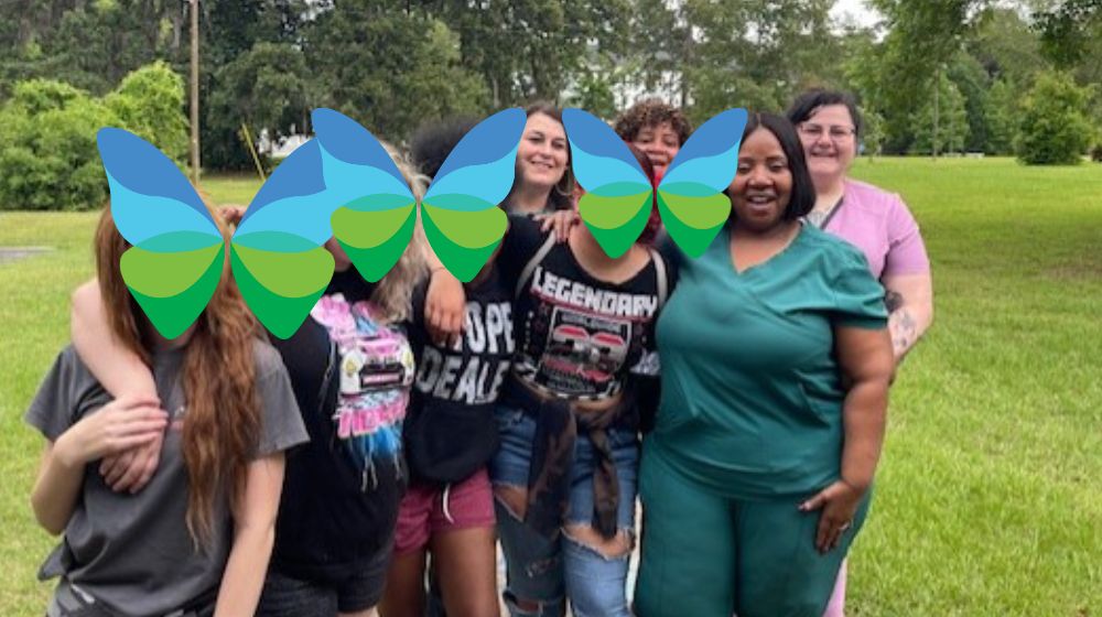 residential girls with Vashti staff
