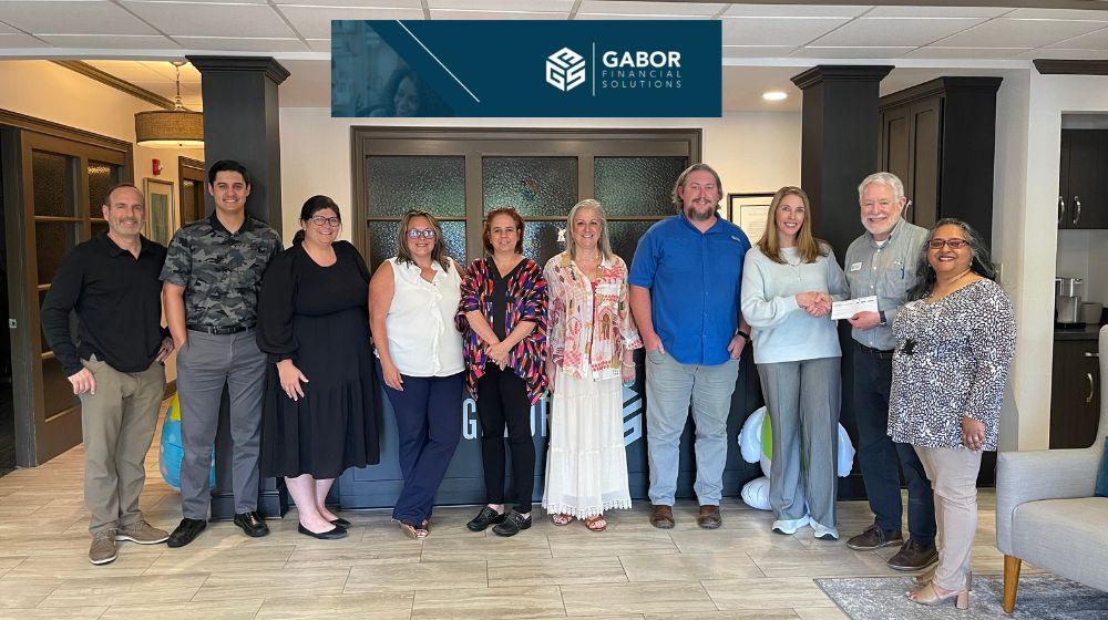 Gabor Financial Solutions Donates More Than $7,000 to The Vashti Center Through Employee Giving Program